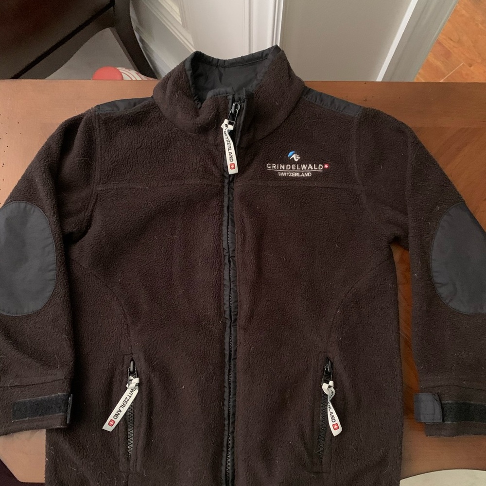 Kids size 6 Swiss Zip Up Jacket